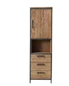Boekenkast Romaro (55 Cm) teakhout mix rough