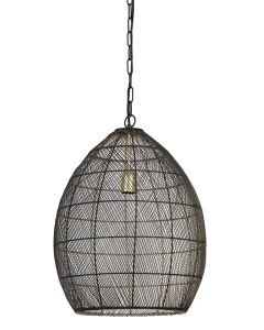Hanglamp Marola zwart goud 53x40 cm