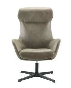 Draaizetel Vicenzo microleder forrest