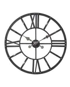 Metalen klok Nimar Ø60cm zwart