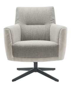 Draaizetel Malteno HR-schuim zitting grijs beige