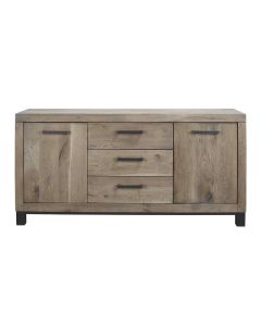 Dressoir Hevano (162 cm) eikenhout moose