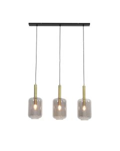 Hanglamp Peglio smoke antiek brons