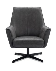 Draaizetel Campana microleder graphite