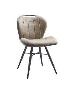 Eetkamerstoel Tantini microvezel luxor liver