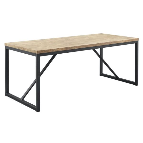 Eettafel Ricardi 220x100 cm rechthoekig mango