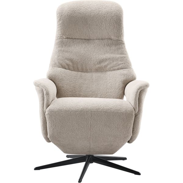 Relaxzetel Artizo verstelbare rug en voetensteun M beige