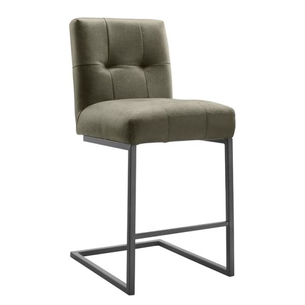 Barkruk Oro microleder groen