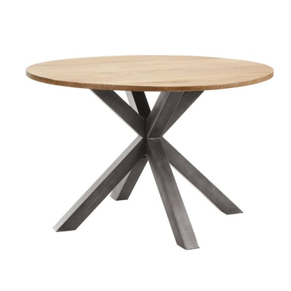 Eettafel Mesola mangohout 140 cm rond natural