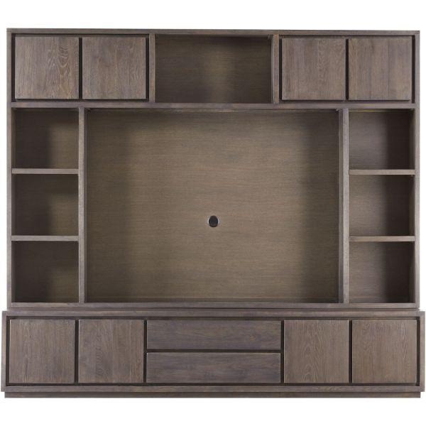 Tv-wandmeubel Lavio grafiet eikenhout 242 cm