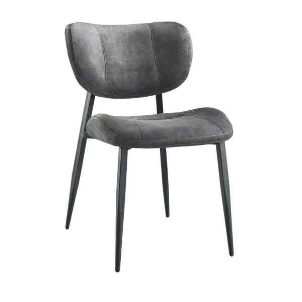 Eetkamerstoel Gomba velvet antraciet