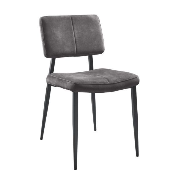 Eetkamerstoel Gento velvet antraciet