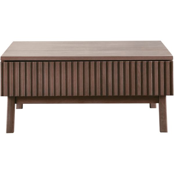 Salontafel Arrosto eikenhout 90x90 cm vierkant Dark Roast