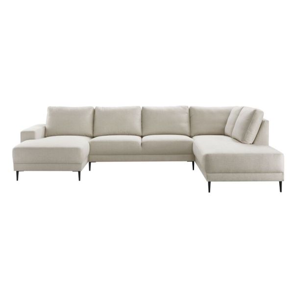 Hoeksalon rechts Portona ecru basic comfort