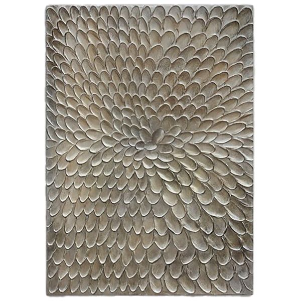 Wandornament Pictura 80x120 cm rechthoekig grijs