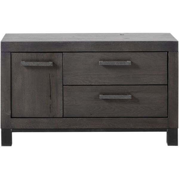 TV-meubel Hevano (102 Cm) grafiet eiken hout