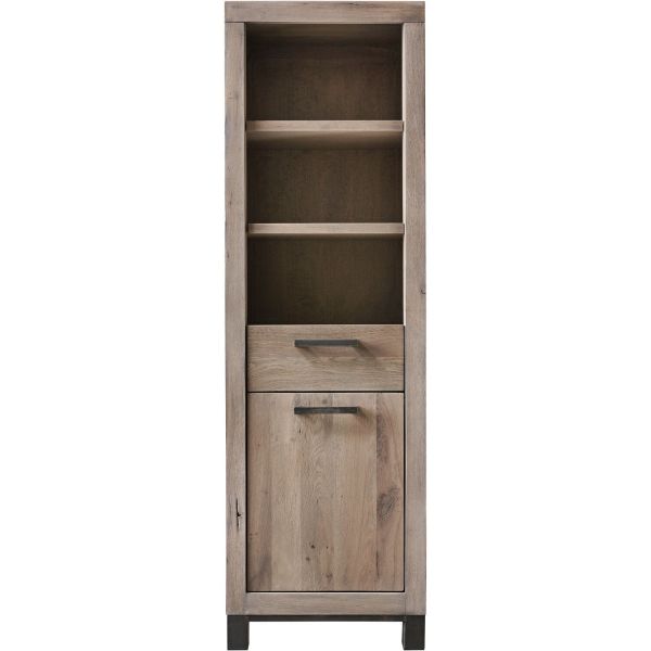 Boekenkast Hevano (57 Cm) eikenhout moose