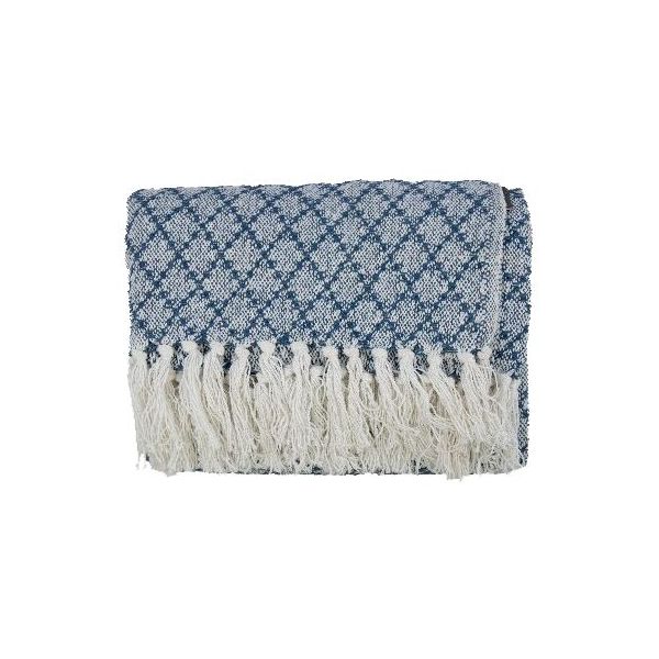 Plaid Faicchio blauw