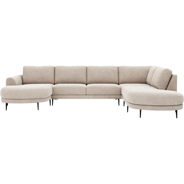 Hoeksalon rechts Aziri ecru supreme comfort