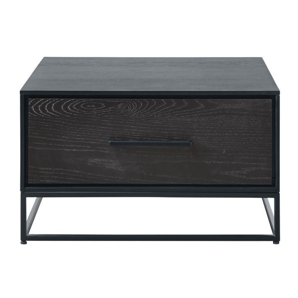 Salontafel Vinito (65 Cm) eiken fineer zwart