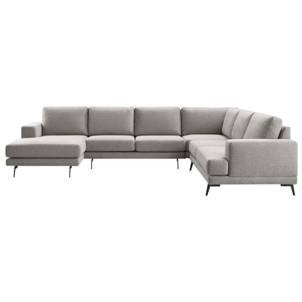 Hoeksalon rechts Acante grijs basic comfort