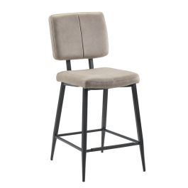 Barkruk Gento microvezel beige