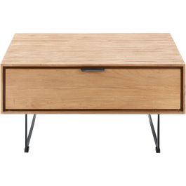 Salontafel Aska (80 Cm) teak naturel brushed