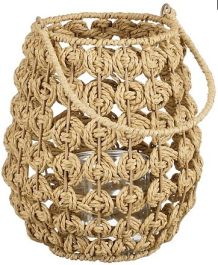 Windlicht Novellara bruin large