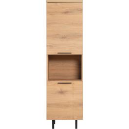 Opbergkast Paranno 197x055x42 cm bruin 2 deurs