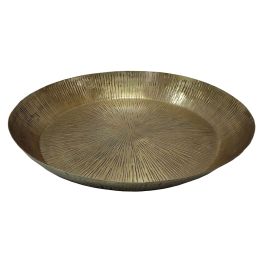 Decoratieschaal Lomnato goud 50 cm rond