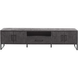 TV-meubel Piastra 188 cm zwart