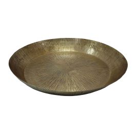 Decoratieschaal Lomnato goud 46 cm rond