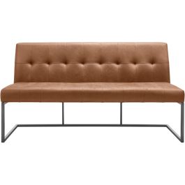 Eetkamerbank Oro 170 cm microleder bruin