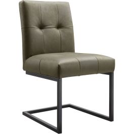 Eetkamerstoel Oro microleder groen
