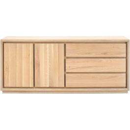 Dressoir Lavio (164 cm) eiken naturel grijs