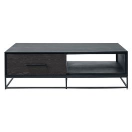 Salontafel Vinito (70 Cm) eiken fineer zwart