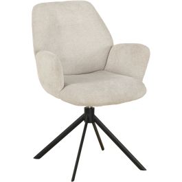 Eetkamerstoel Loranzo draaibaar beige