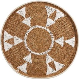 Wandhanger Carraro rond 57 cm large bruin