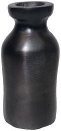 Vaas Duino 5x4x12 cm zwart