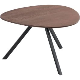 Salontafel Tavolo eikenhout 70x70 cm organisch dark roast