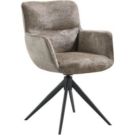 Eetkamerstoel Lasanto draaibaar taupe