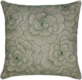 Sierkussen Faicchio 45x45cm donkergroen