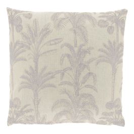 Sierkussen Canosa grijs met palmboom print