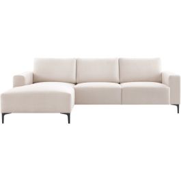 Hoeksalon Links Fabria polyetherschuim beige