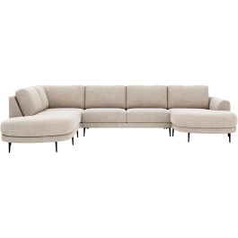 Hoeksalon links Aziri ecru supreme comfort