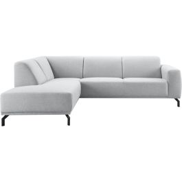 Hoeksalon links Bellanti lichtgrijs premium comfort