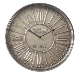 Metalen klok Nimar rond 48cm