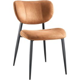 Eetkamerstoel Gomba microvezel cognac