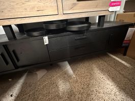 ELANCE 386.1.07.60.5 TV-meubel 3dr/1la/1kl Black