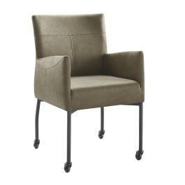 Eetkamerstoel Barola microvezel groen